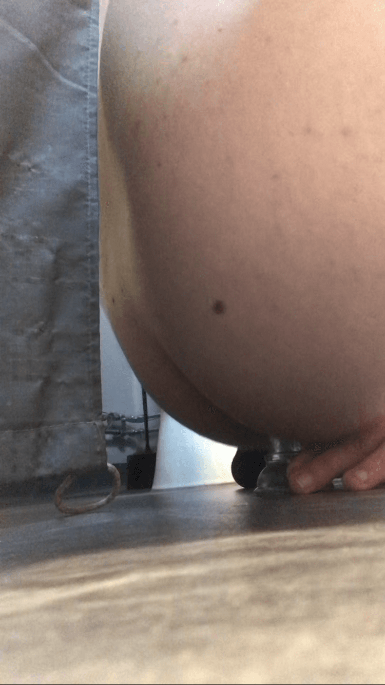 Fucking myself with a small dildo in my ass