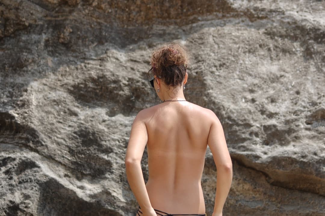 Naked. Wife wife amateur slut public beach vacation