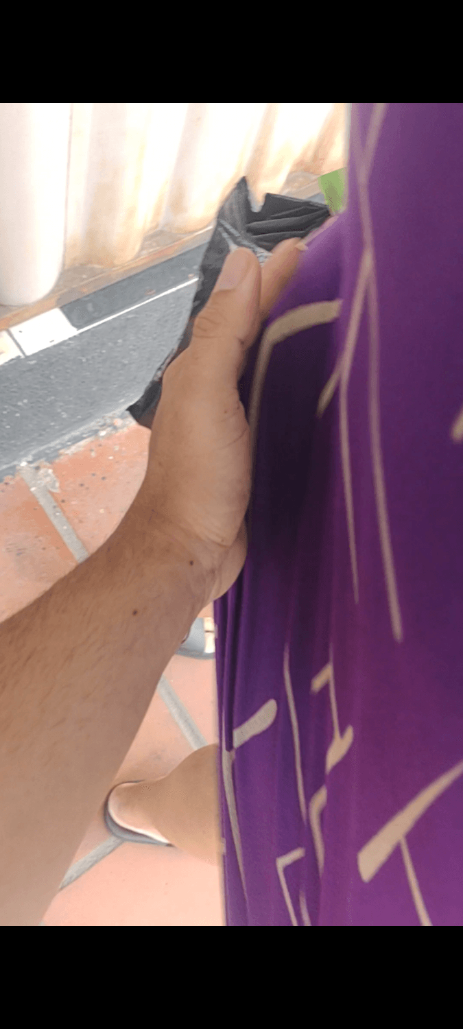 Encoxada, tapa no bundão