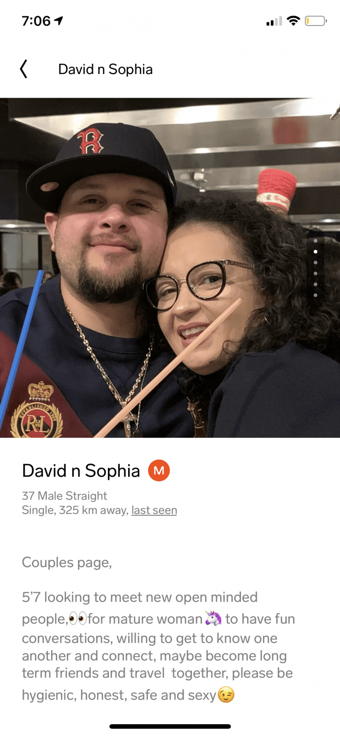 David & Sophia (Sophia gets mad at him for being too rough)