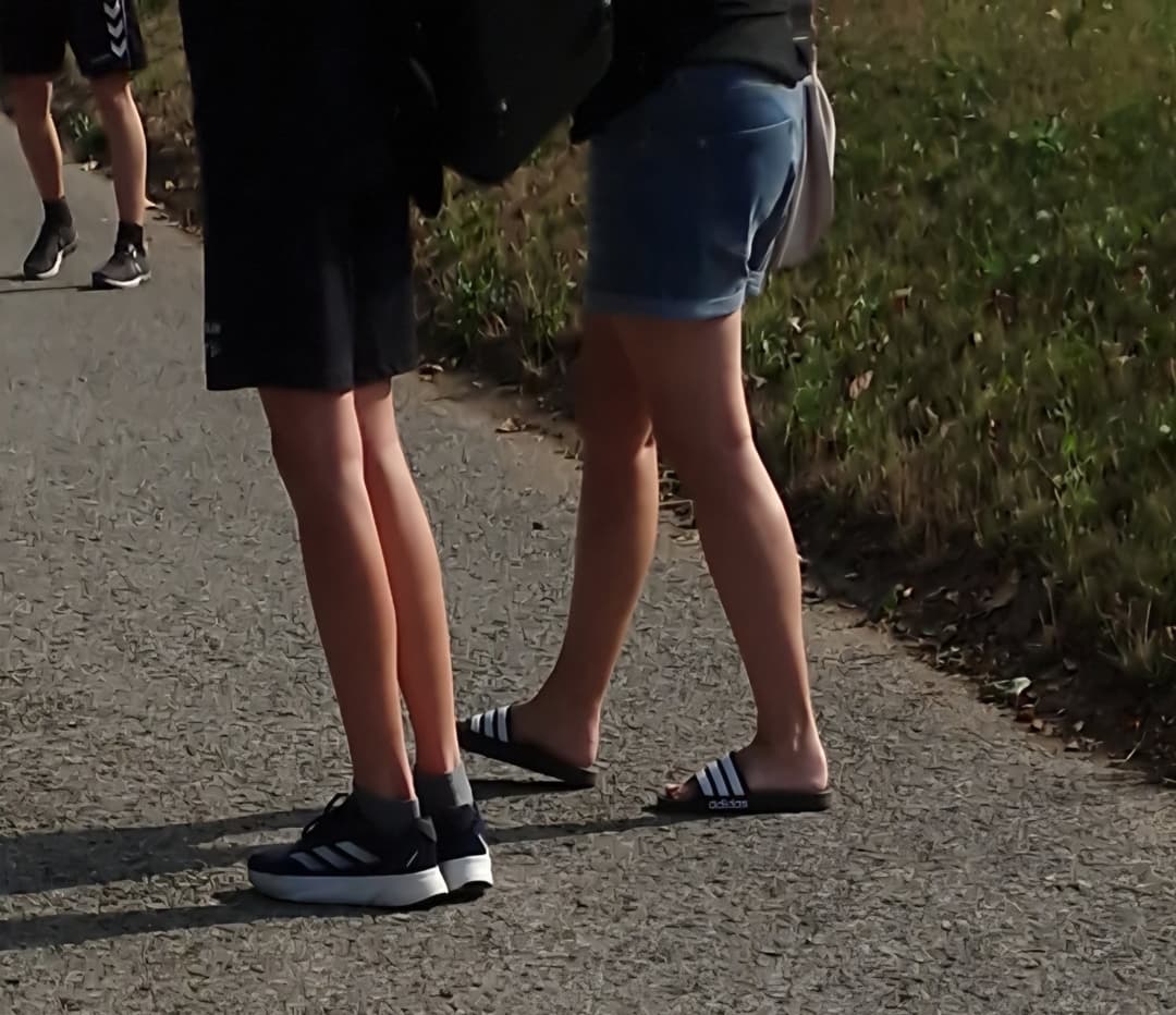 Creepshot german mom and son before outdoor sex