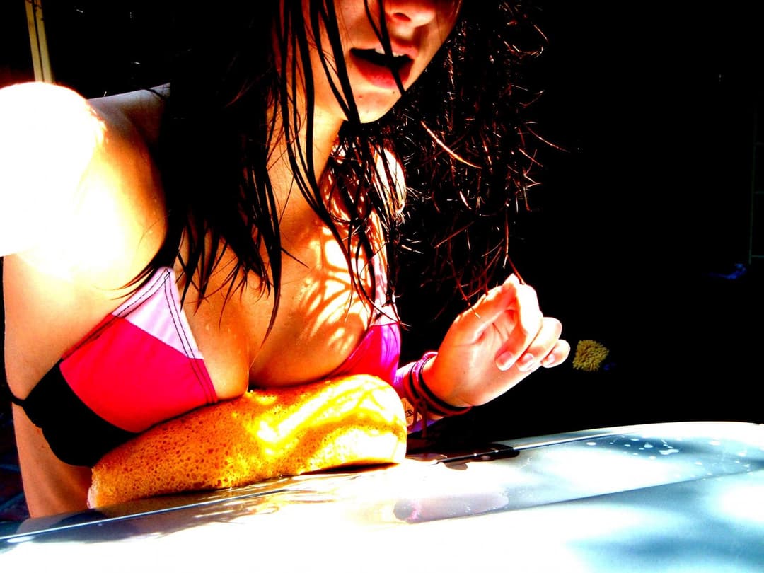 How Teen Slut Maddie Washes Your Car