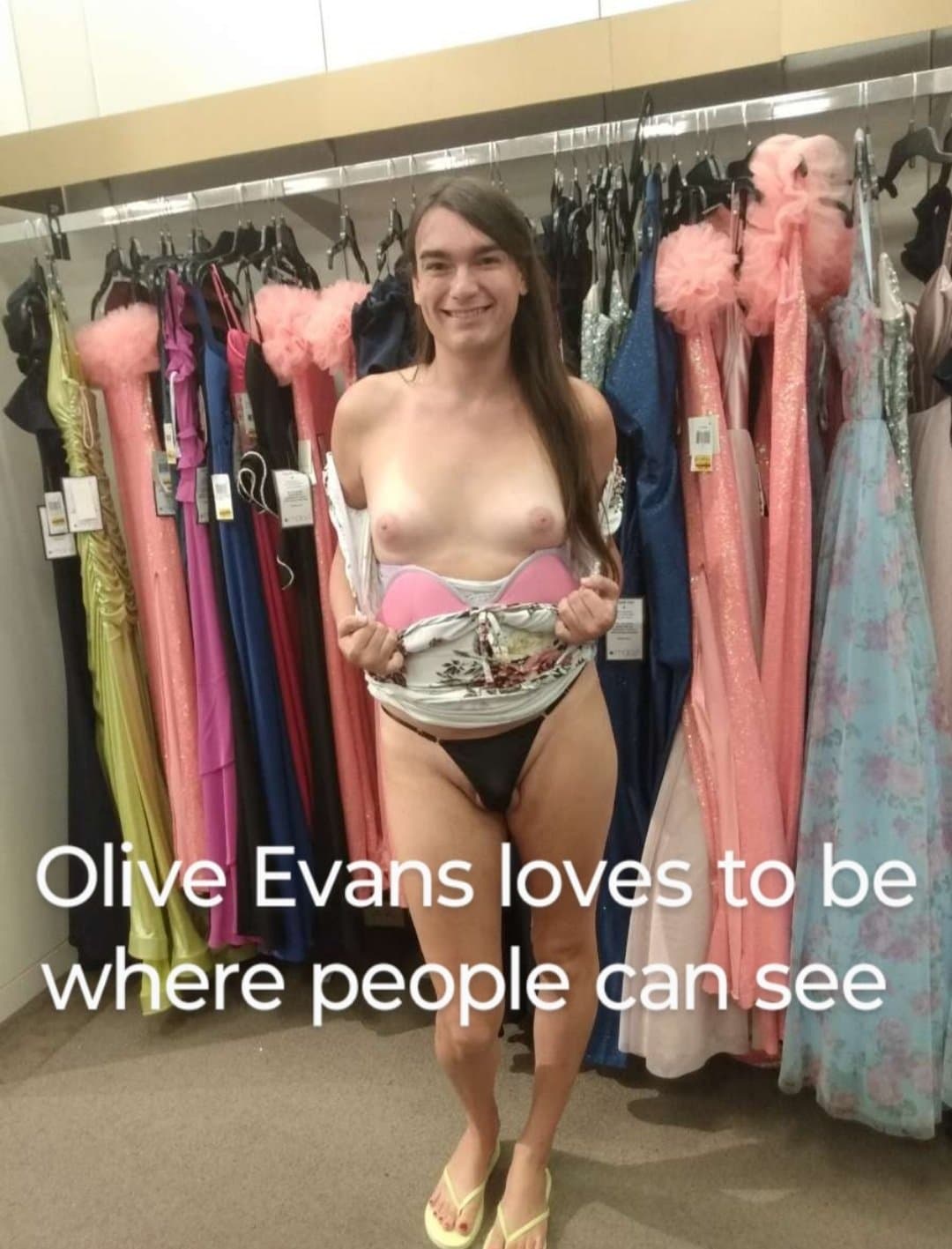 Olive Evans shear her pics everywhere