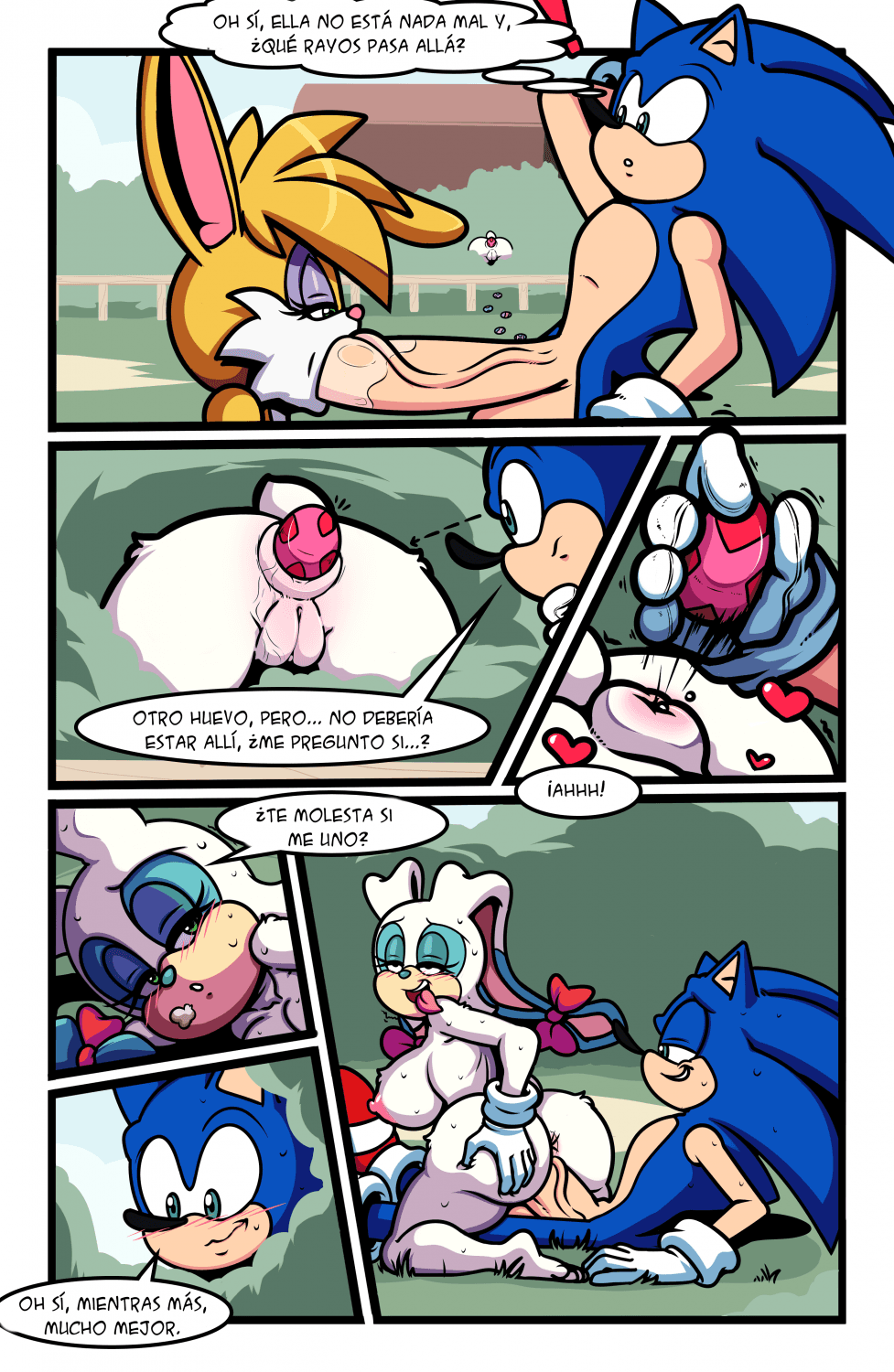 Sonic’s Easter Treat – TRanger || Comic in Spanish