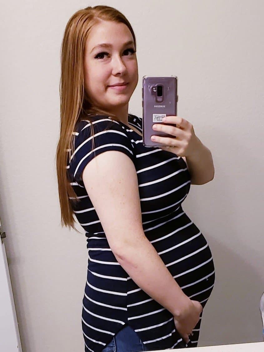 What having a kid does to a tight body.