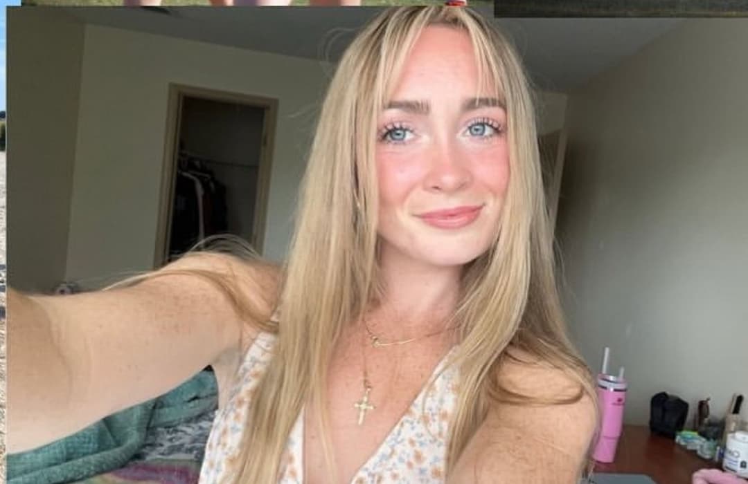 Innocent athletic college girl