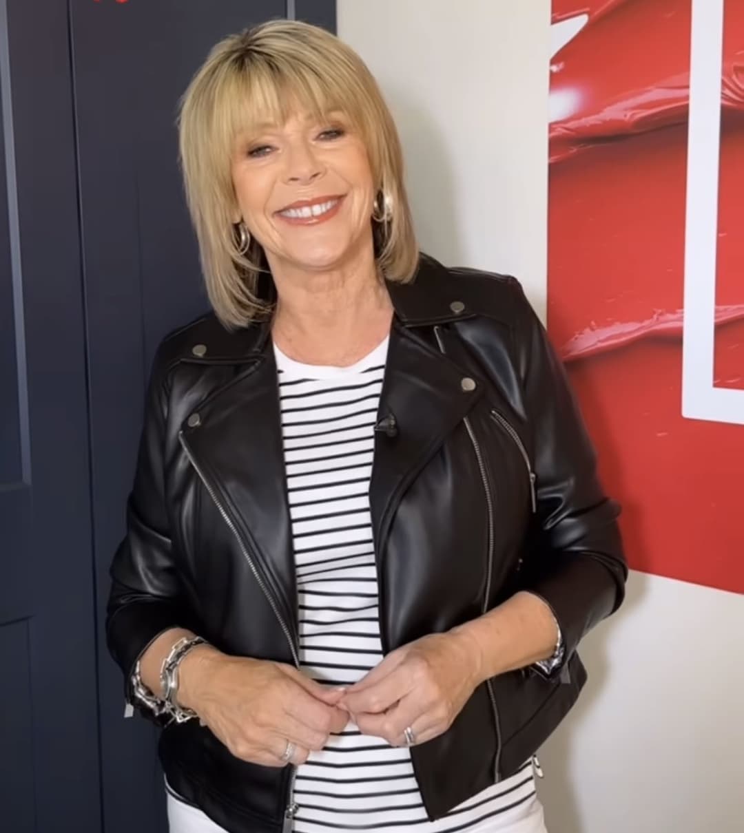 Ruth Langsford - Leather Jacket