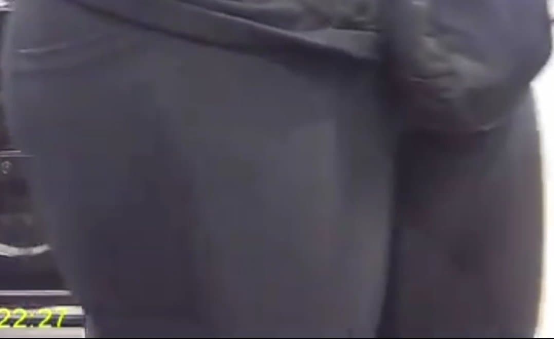 Thick German trying to hide her Fat Pussy Lips Cameltoe with Pouch