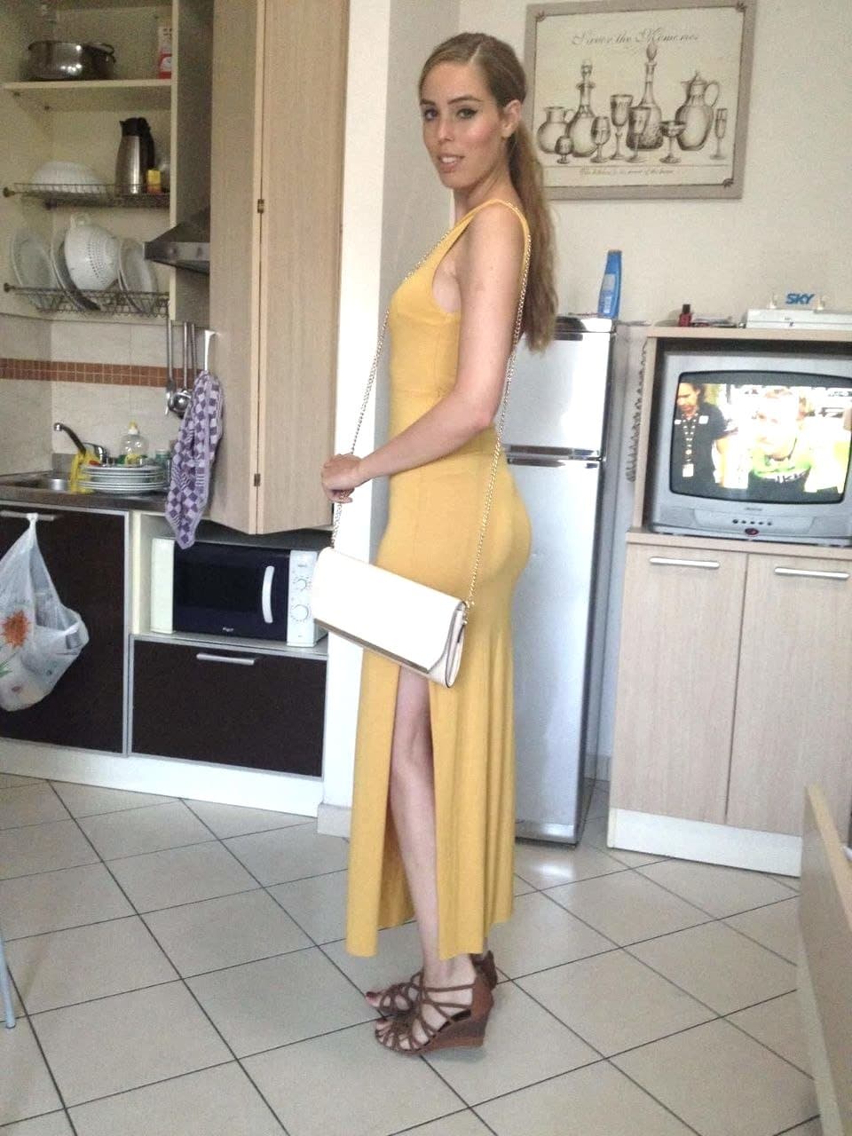 Long-legged Beauty, light BDSM, cum, group, interracial