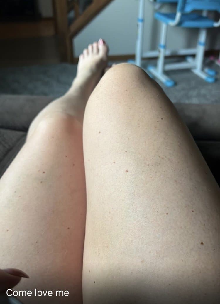 Cheating hot wife loves showing off her ring, panties, crotch, pussy, ass, legs, and feet.