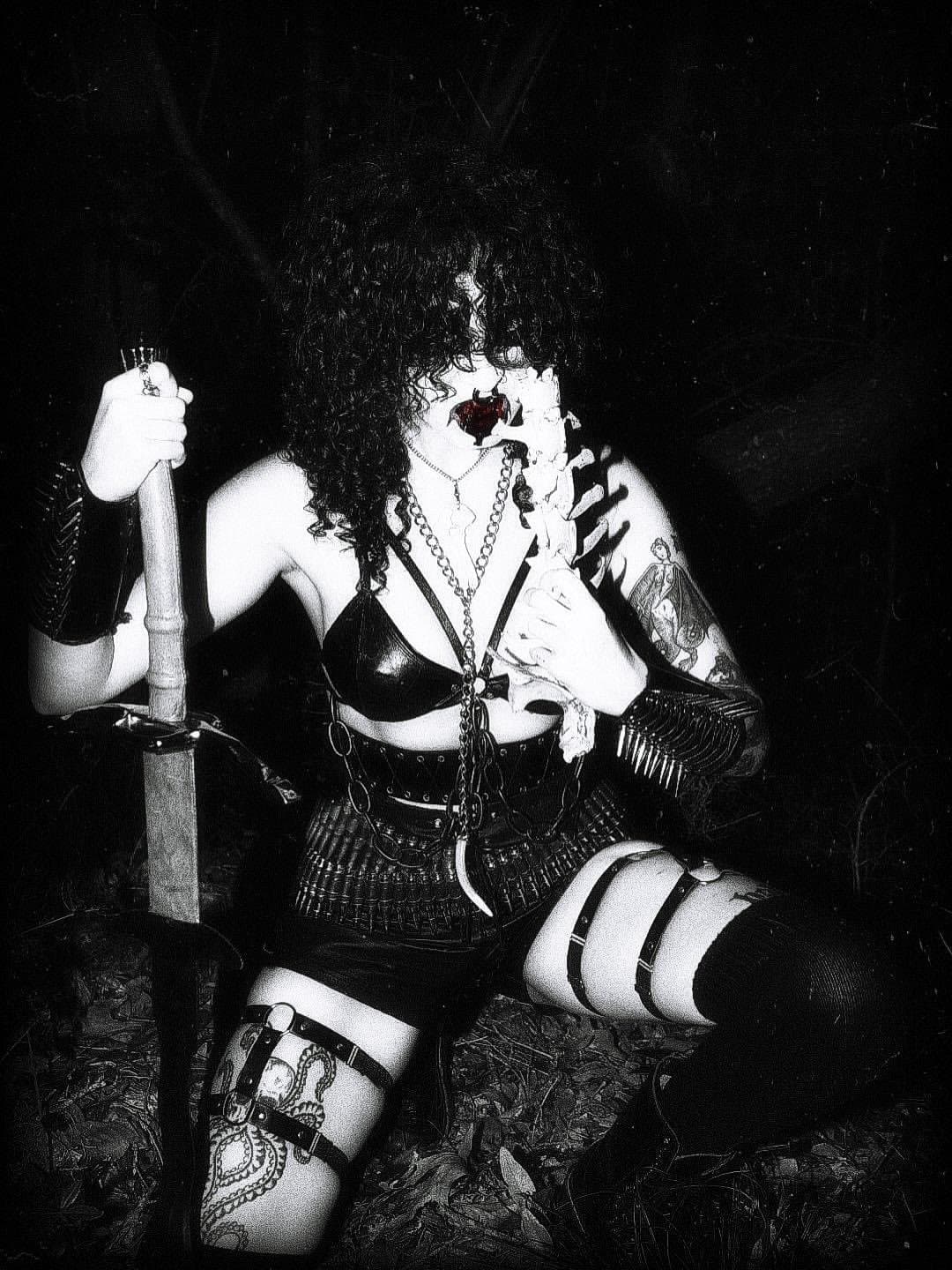 Latina Goth Slut Hottie METAL SLUT