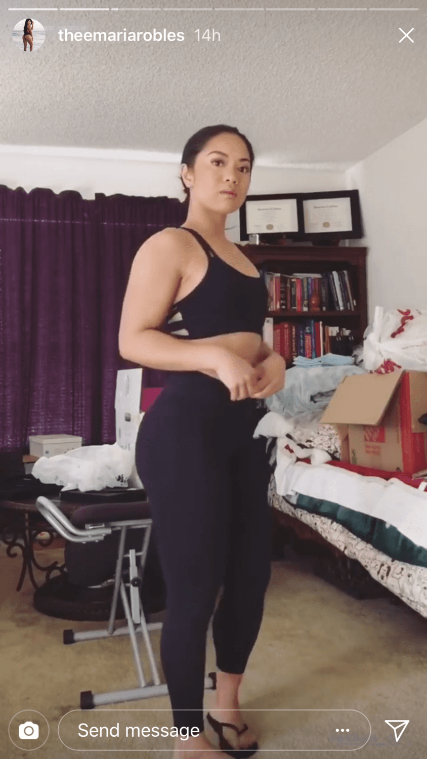 asian fitness model ass feet soles maria robles part two