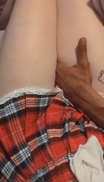 Petite British college girl loves bbc