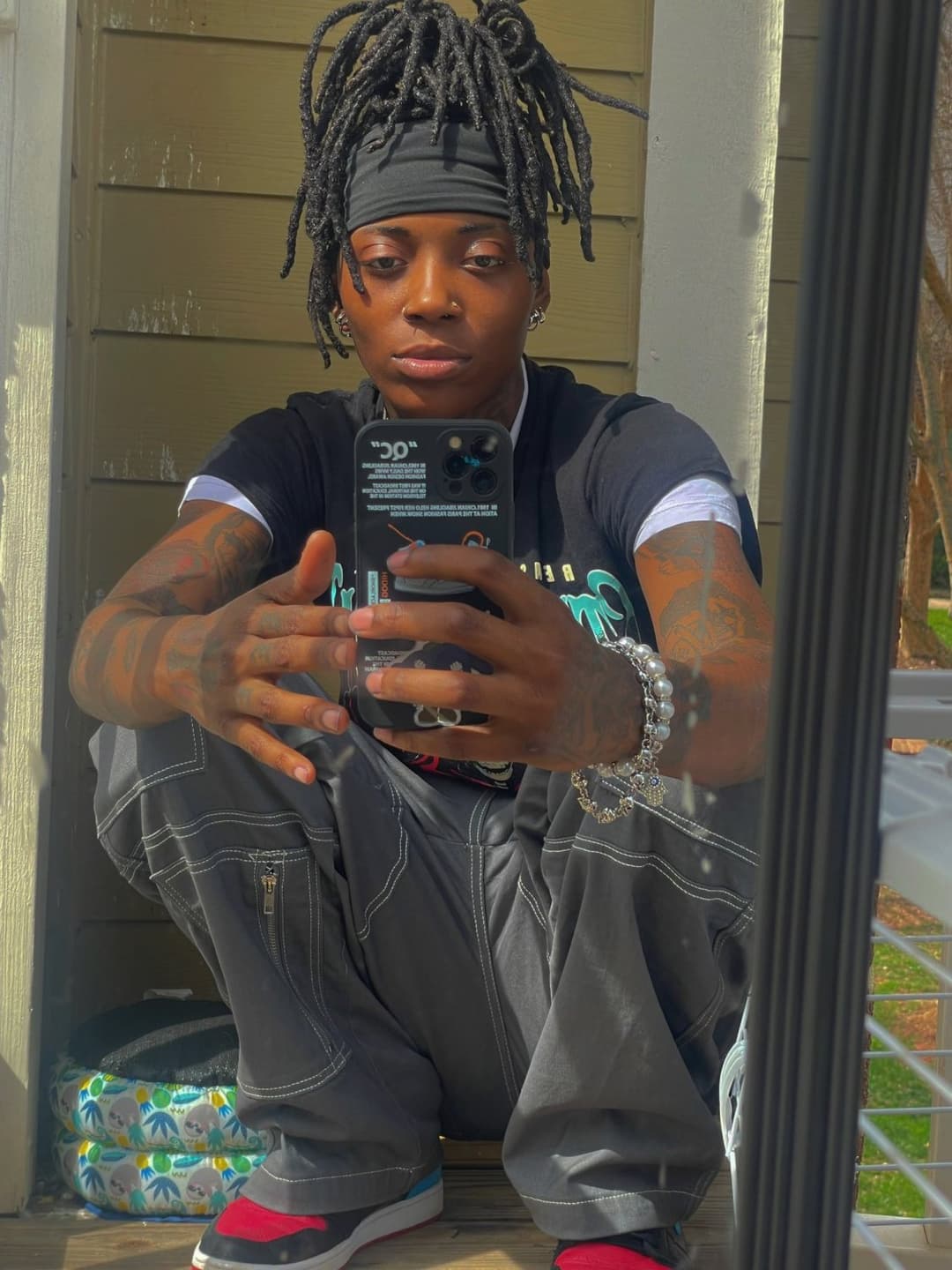 Black dyke stud ebony tomboy Tajee.