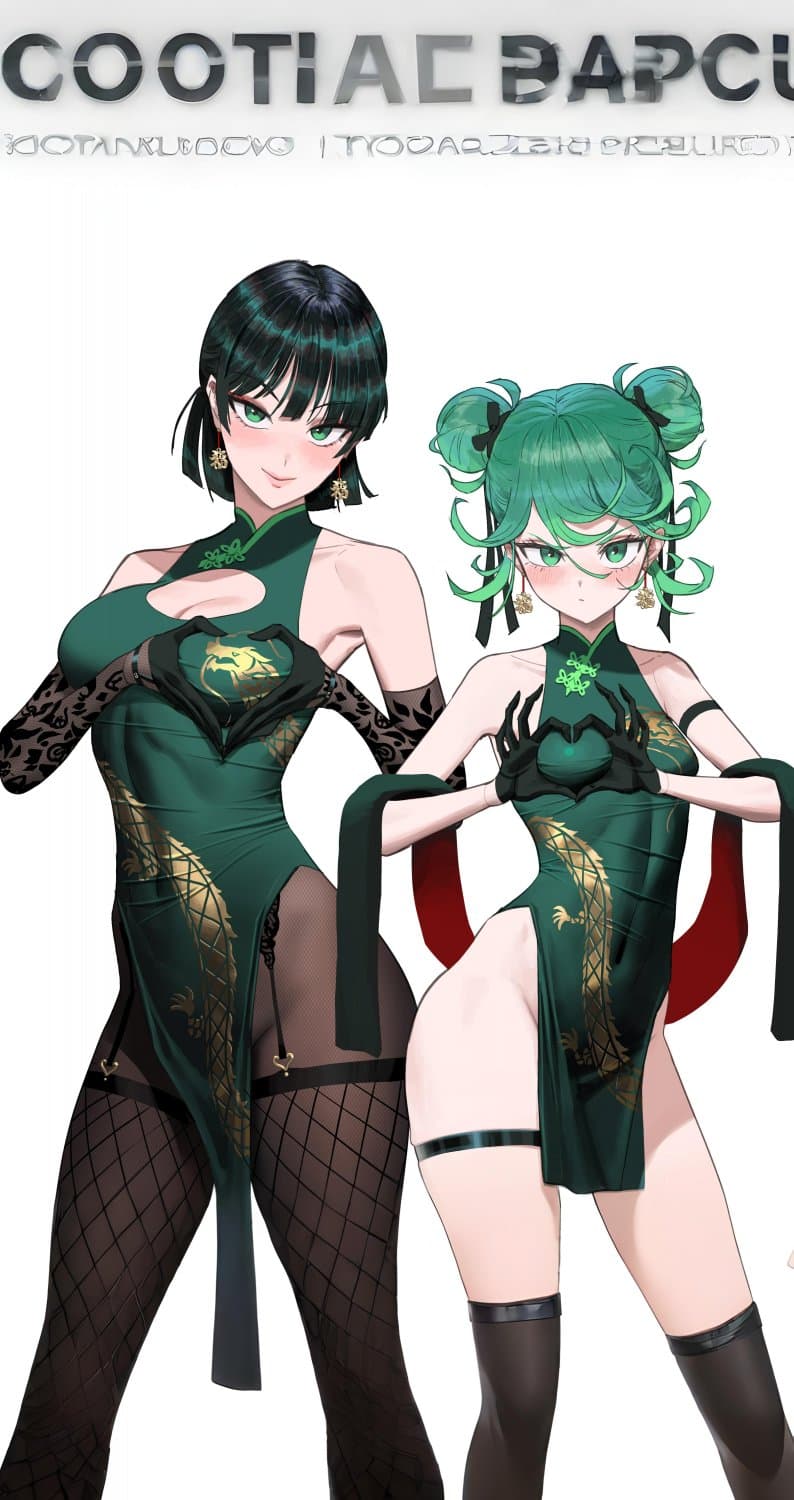 Sisters Tatsumaki Fubuki Strip Nude