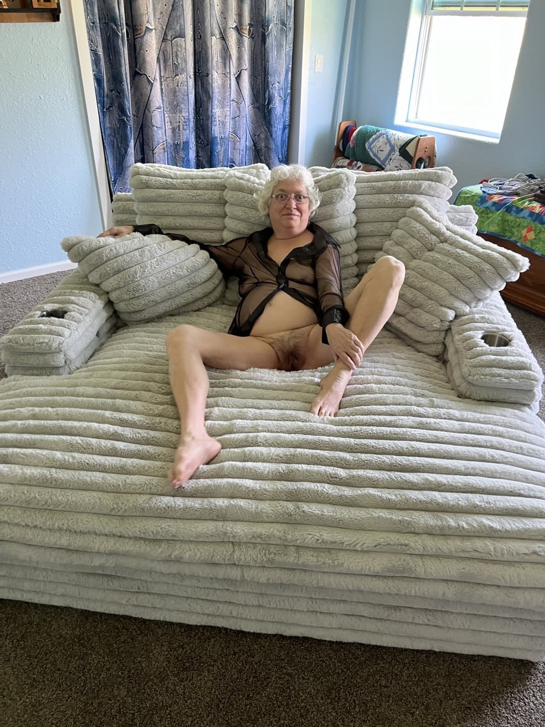 Grann D wears see through!