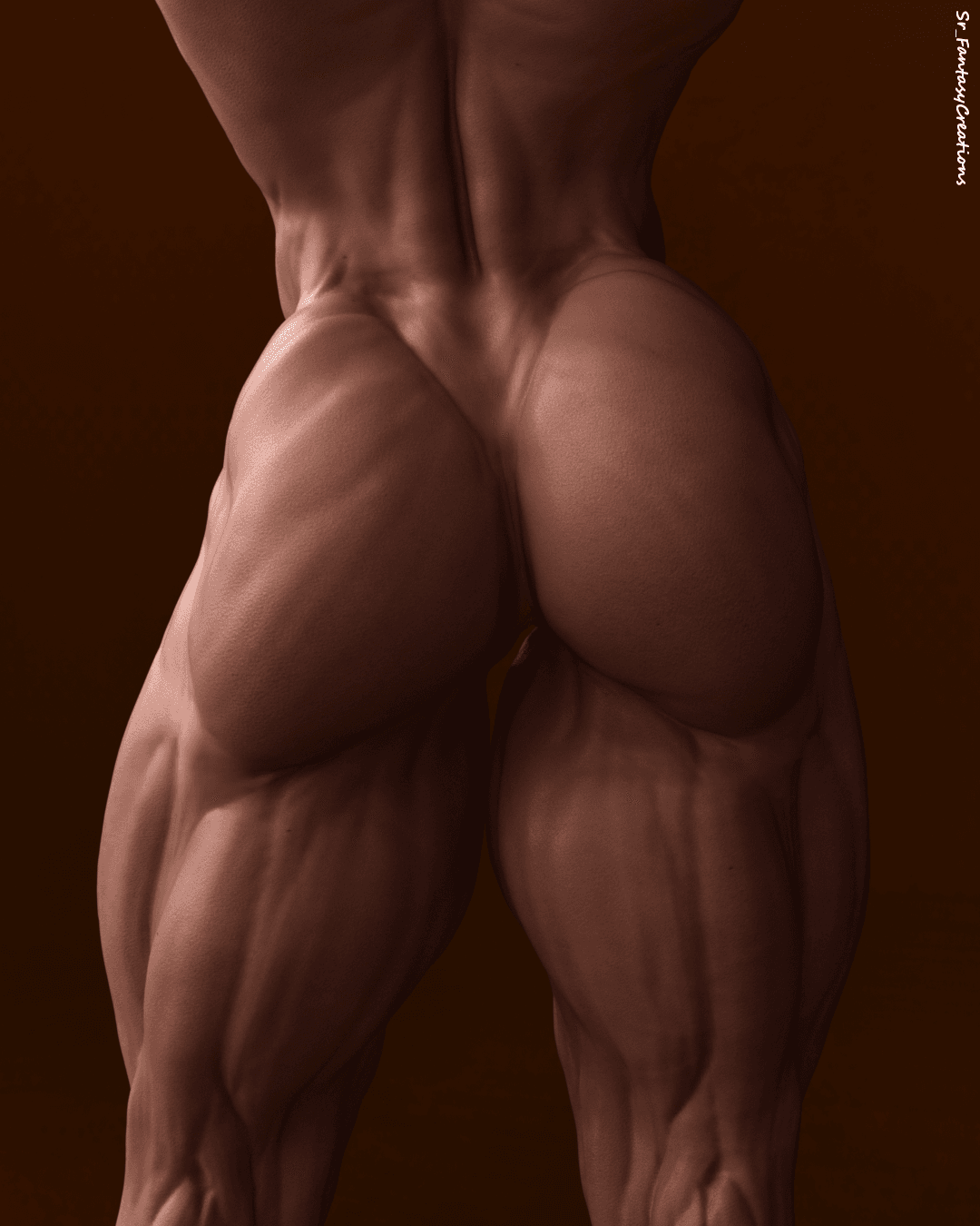 Nude Ms Olympia, mandatory muscle touching & feeling