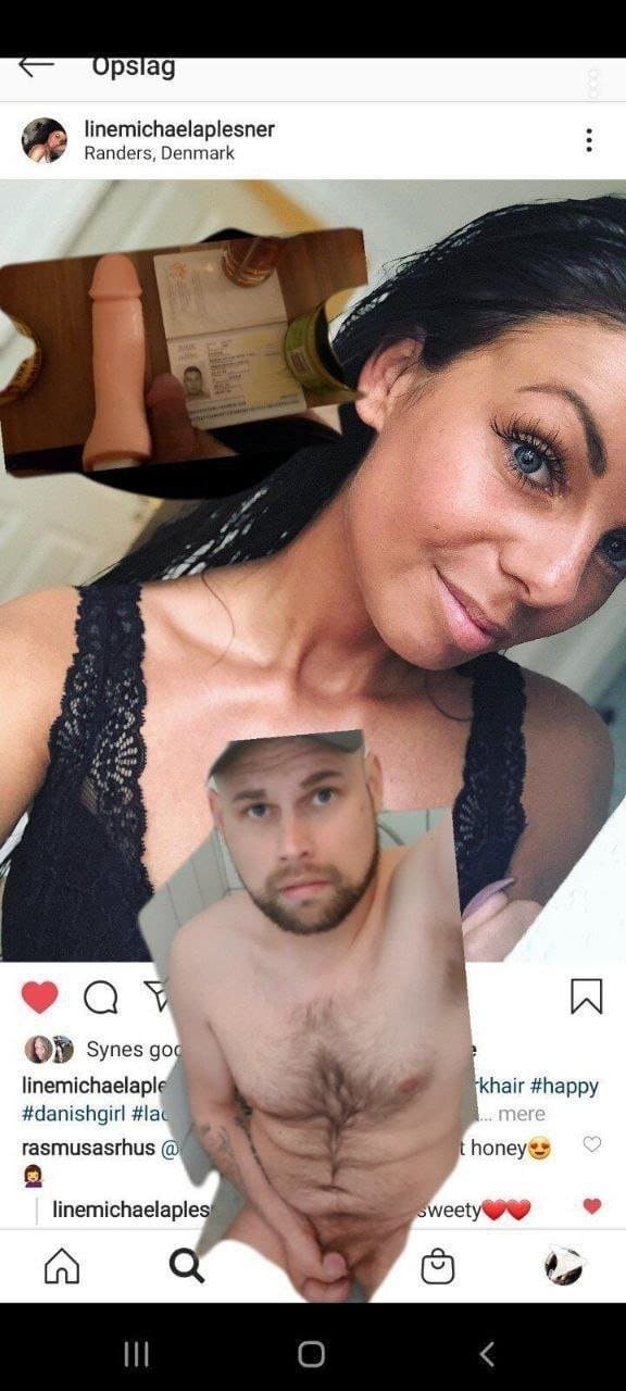 Public exposure. Rasmus Eriksen shows what a cunt he is with Dirty pictures with his friend Line on