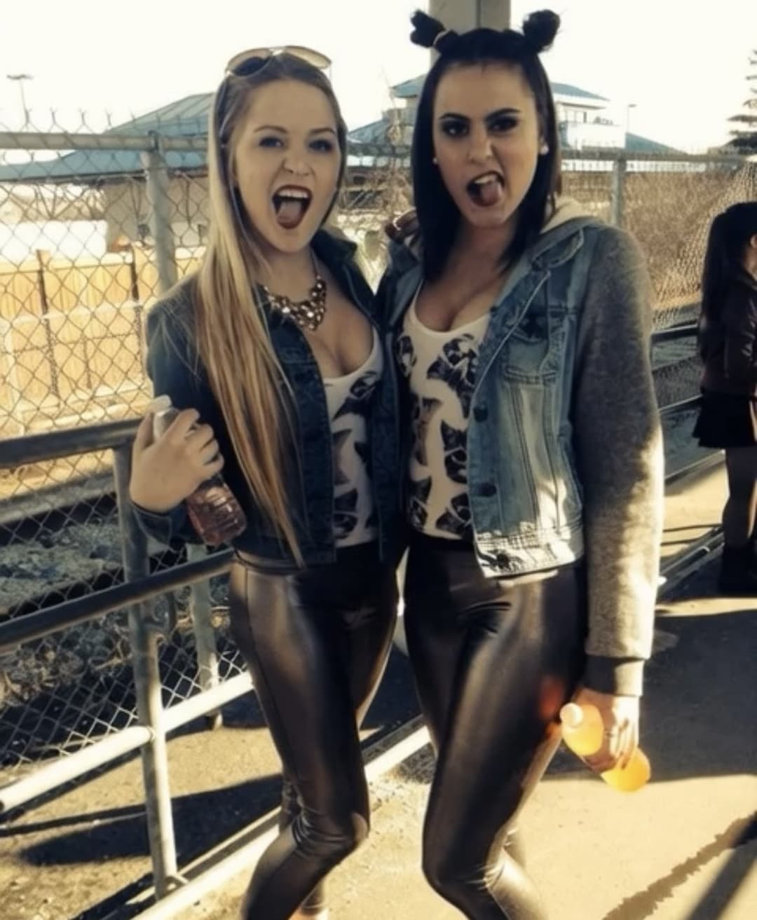 Click to view full size 2 drunk rave sluts I know irl popped ecstasy before the train ride to the rave