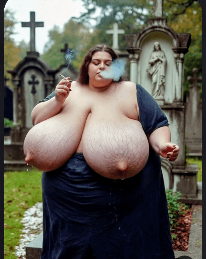 Several fat cemetery Queens to worship .. with several hidden goodies