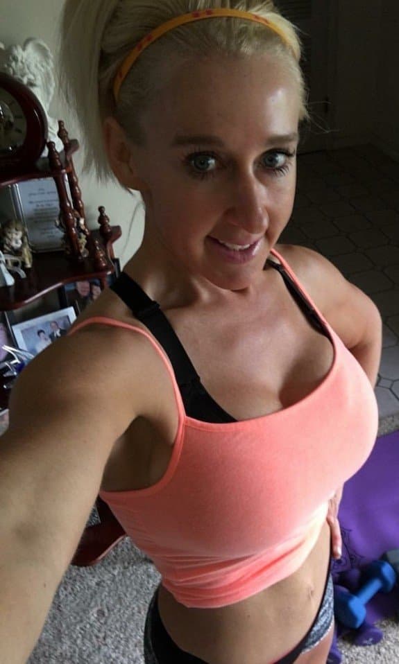 Blonde cougar high school teacher rides