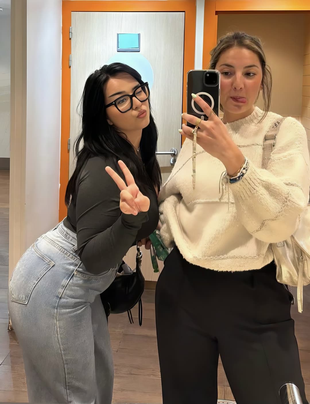 Click to view full size Big titted, big ass goth slut loves showing off, twerking, and touching her tits