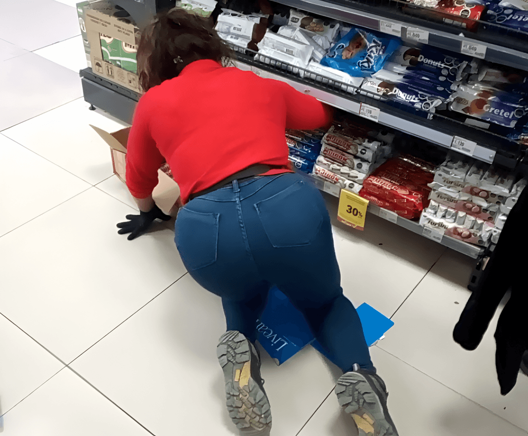 creepshot huge ass trans girl worker