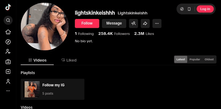 West Orlando Florida ebony freaky thot & influencer lightskinkeishh nudes and pussy play leaked