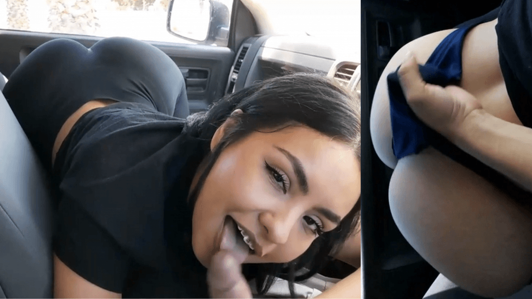 she gives him a blowjob to pay the taxi, while he gives her a wedgie