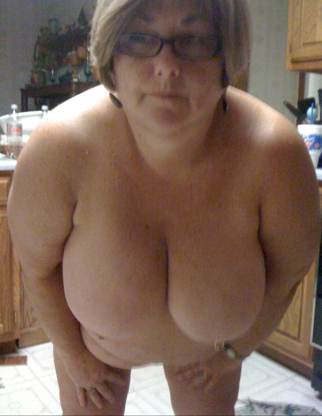 Very nice granny with big boobs