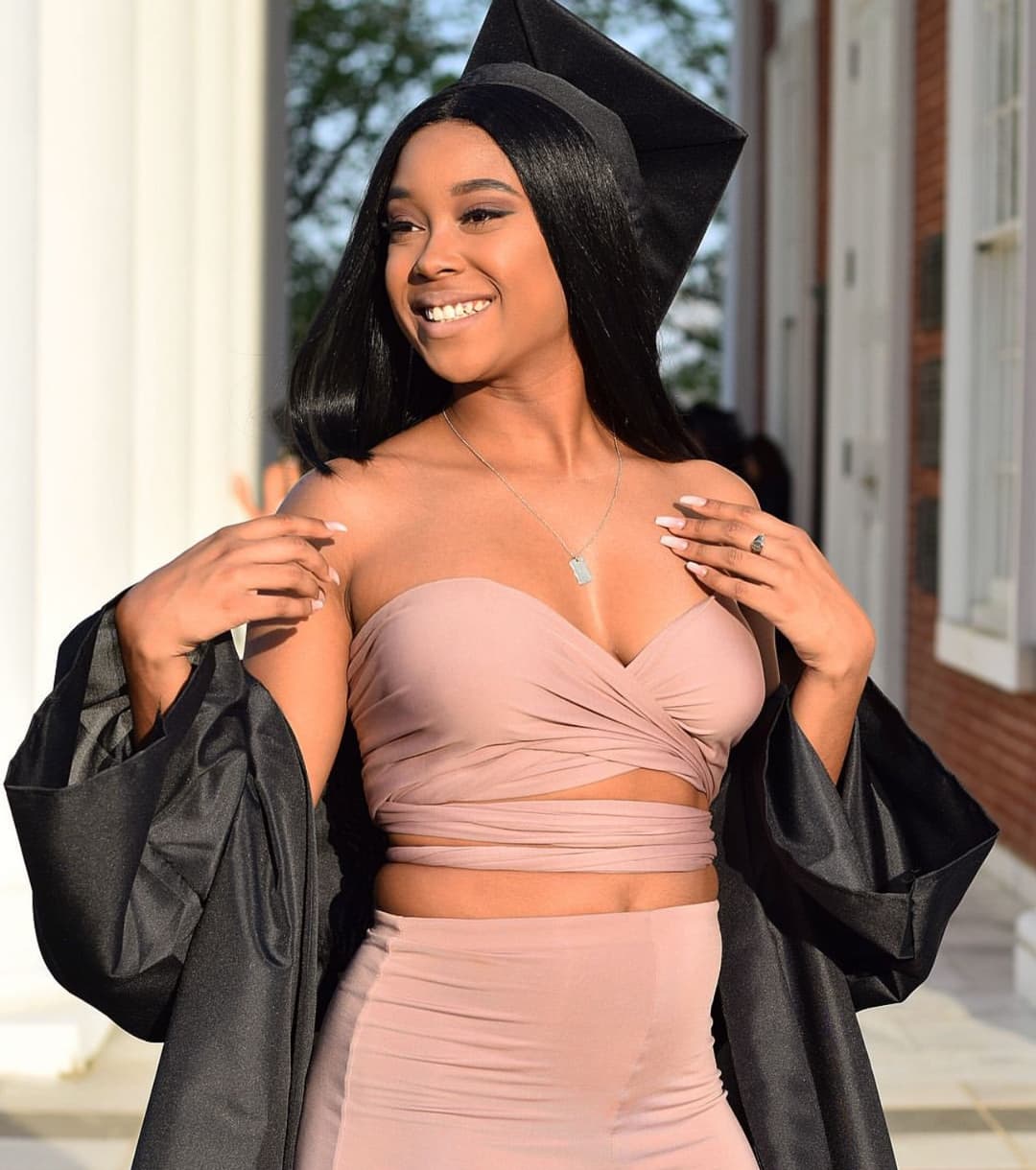 Sexy Ebony Striptease In Her Dorm