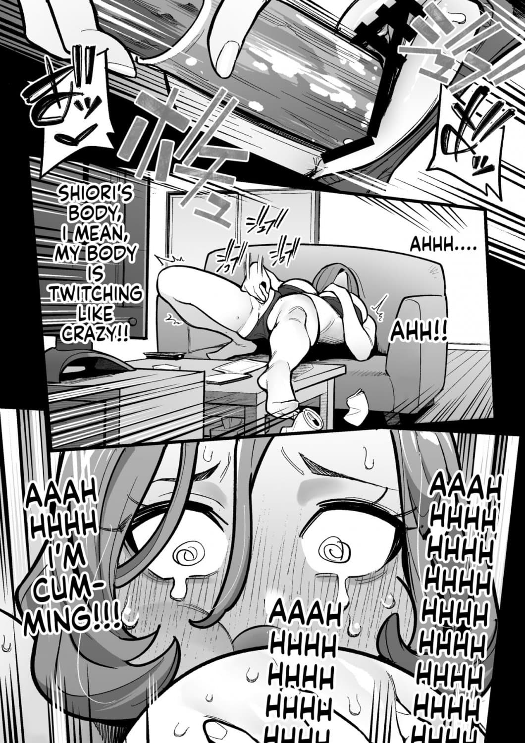 Body swap with a model hentai