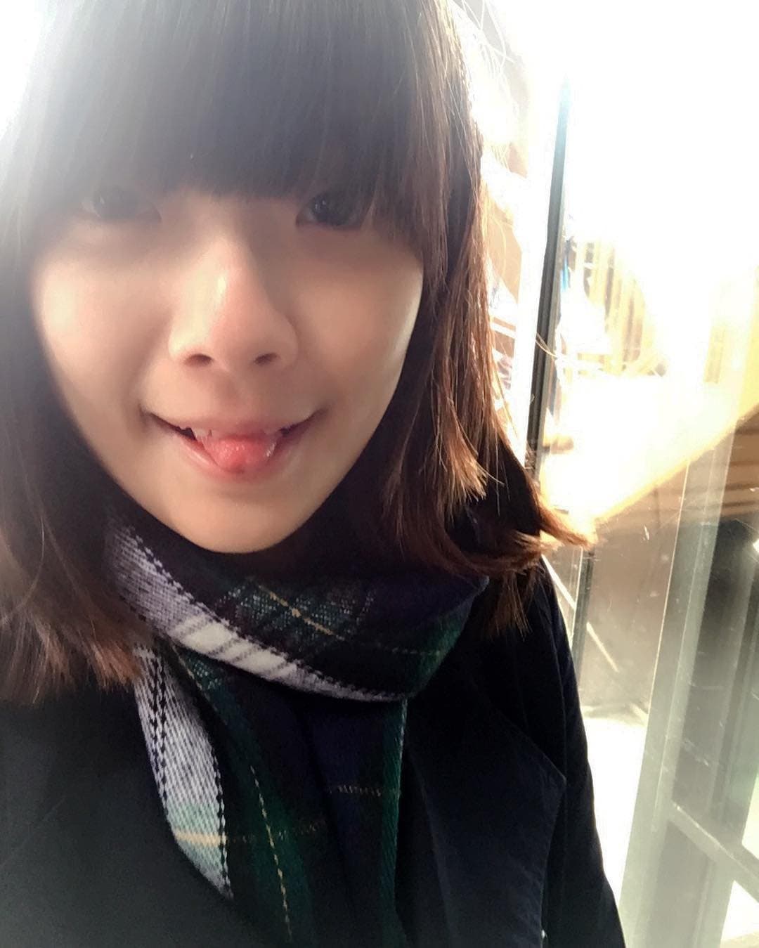 Cute HongKong girl with big tits giving sloppy blowjob