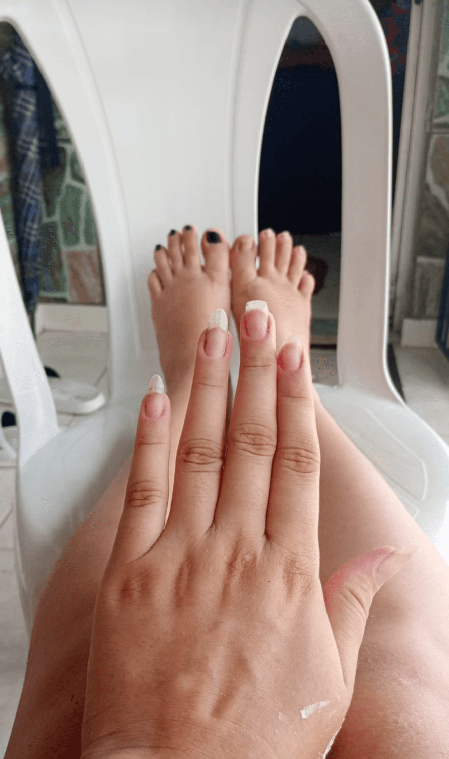 Candid feet I made of my roommate some time ago