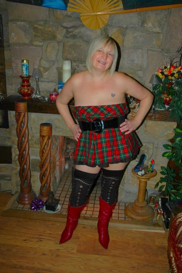 Uk mature blonde corset wife