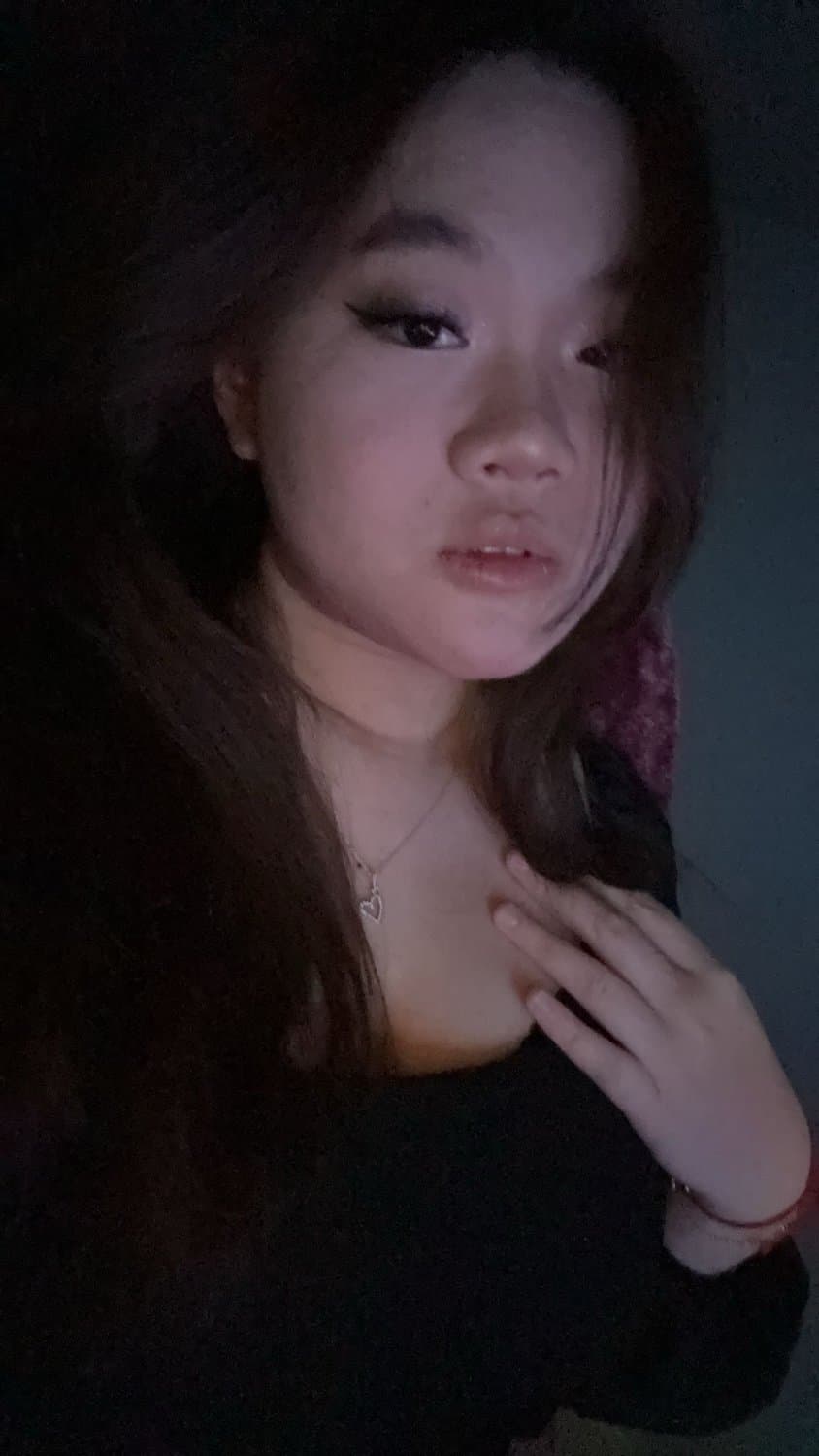 ASIAN ABG BBW TEEN PAWG SNAPCHAT SLUT EMILIE SPREADING WET PUSSY & ASSHOLE w/ HUGE TITS SOLO DILDO