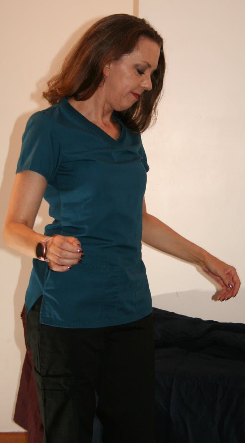 Slut Julie Strips After Work