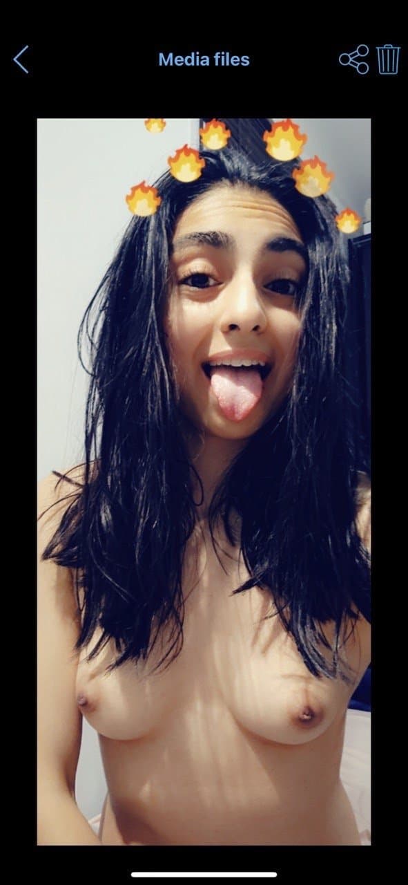 Hijabi Muslim girl with white boss cock in her mouth