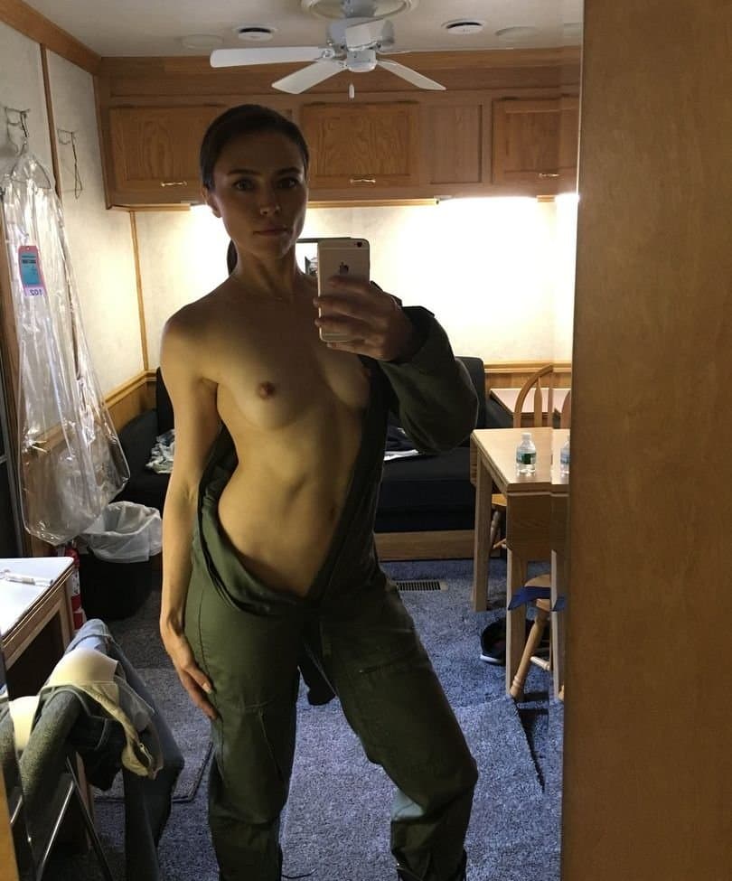 Trieste Kelly Dunn (In Banshee) Sexy Selfie