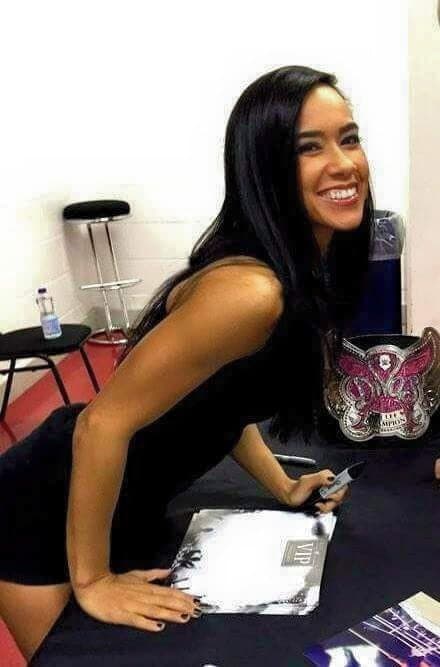 Message me if you want to see the pervy pics I took of AJ Lee at this signing...