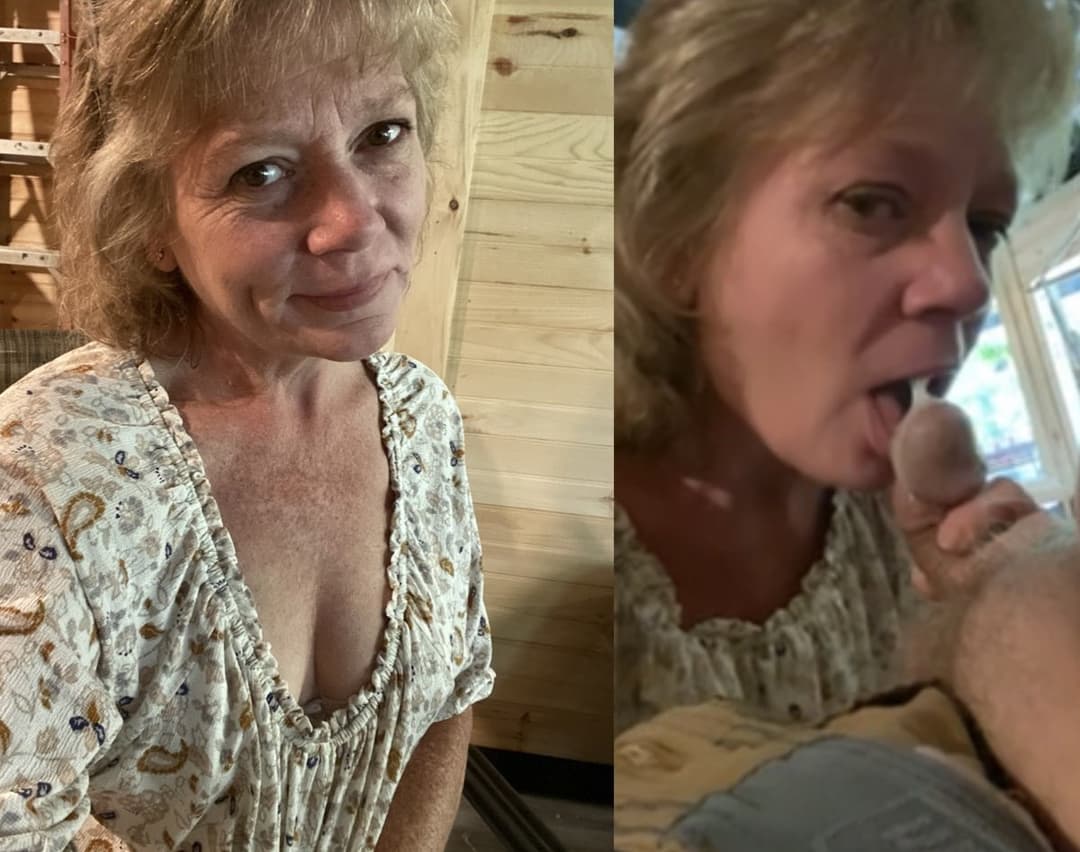 Hotwife mom sucks cocks