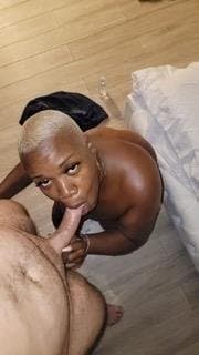 Ebony Milf enjoys BBC BWC and Dildo in her mouth