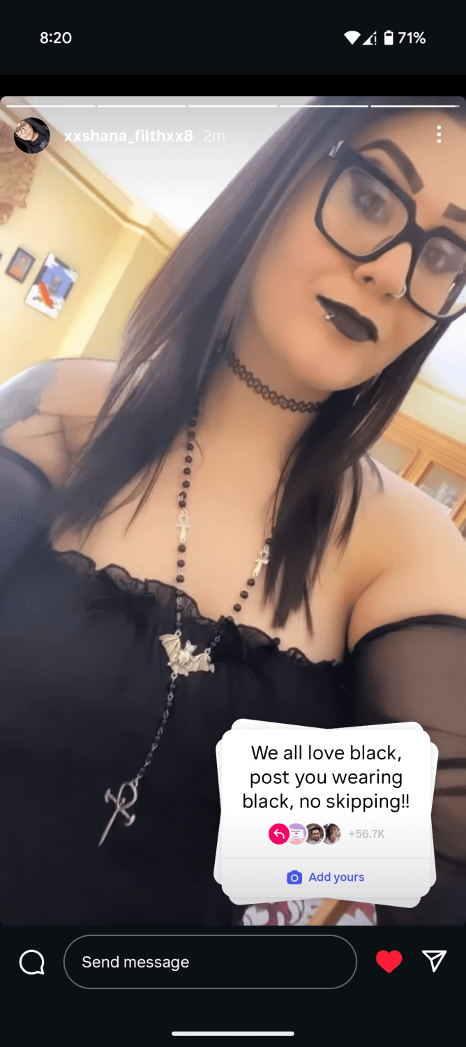 Unemployed married Goth Skank. Wonder how much her thick ass would be worth on the black market?