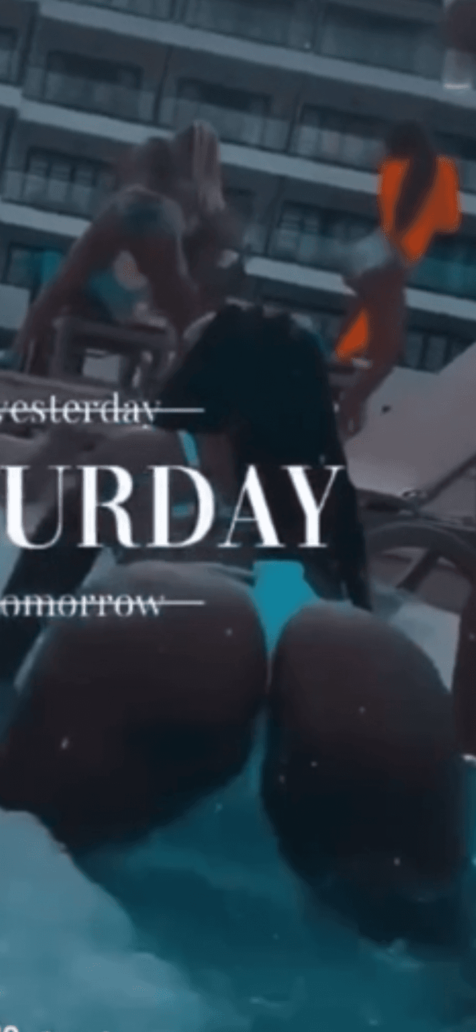 Phat black ass need to be fucked so hard. Shaking in the pool so sexy