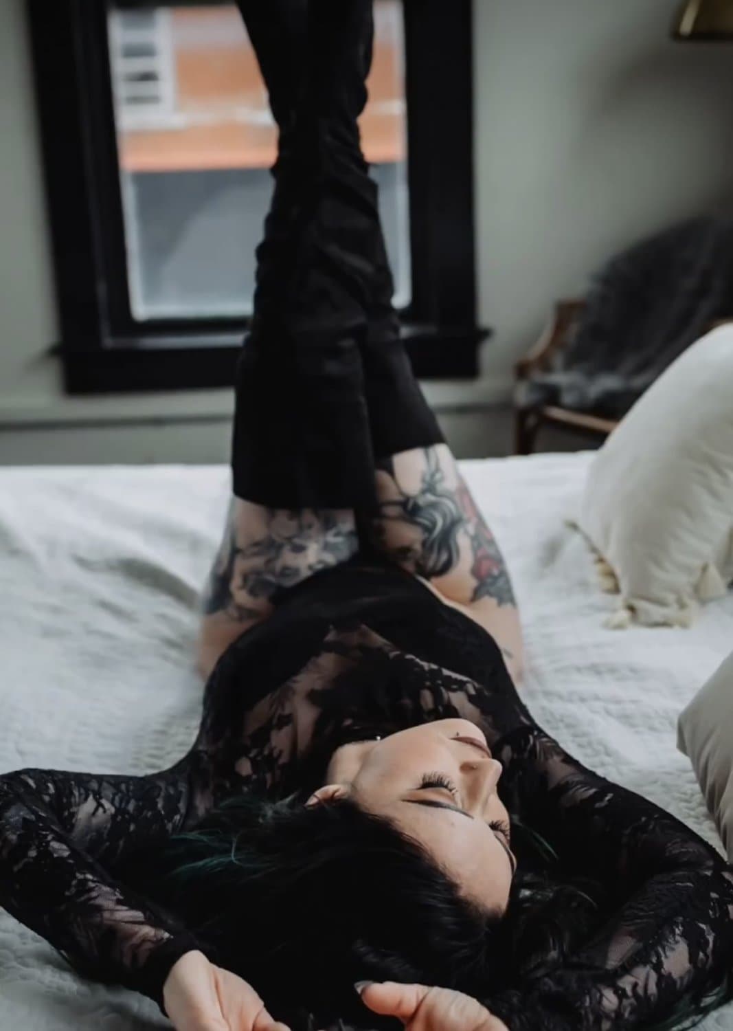 Click to view full size GA TikTok Goth Slut Pierced & Tatted LeAkEd