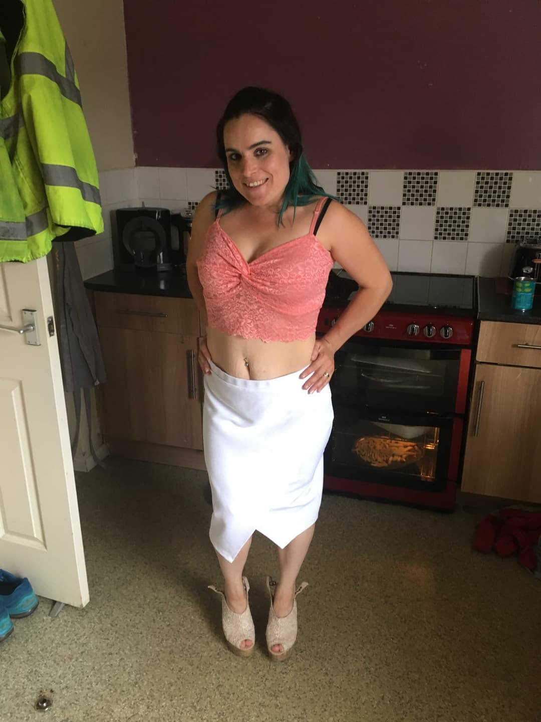 Welsh slut in the kitchen