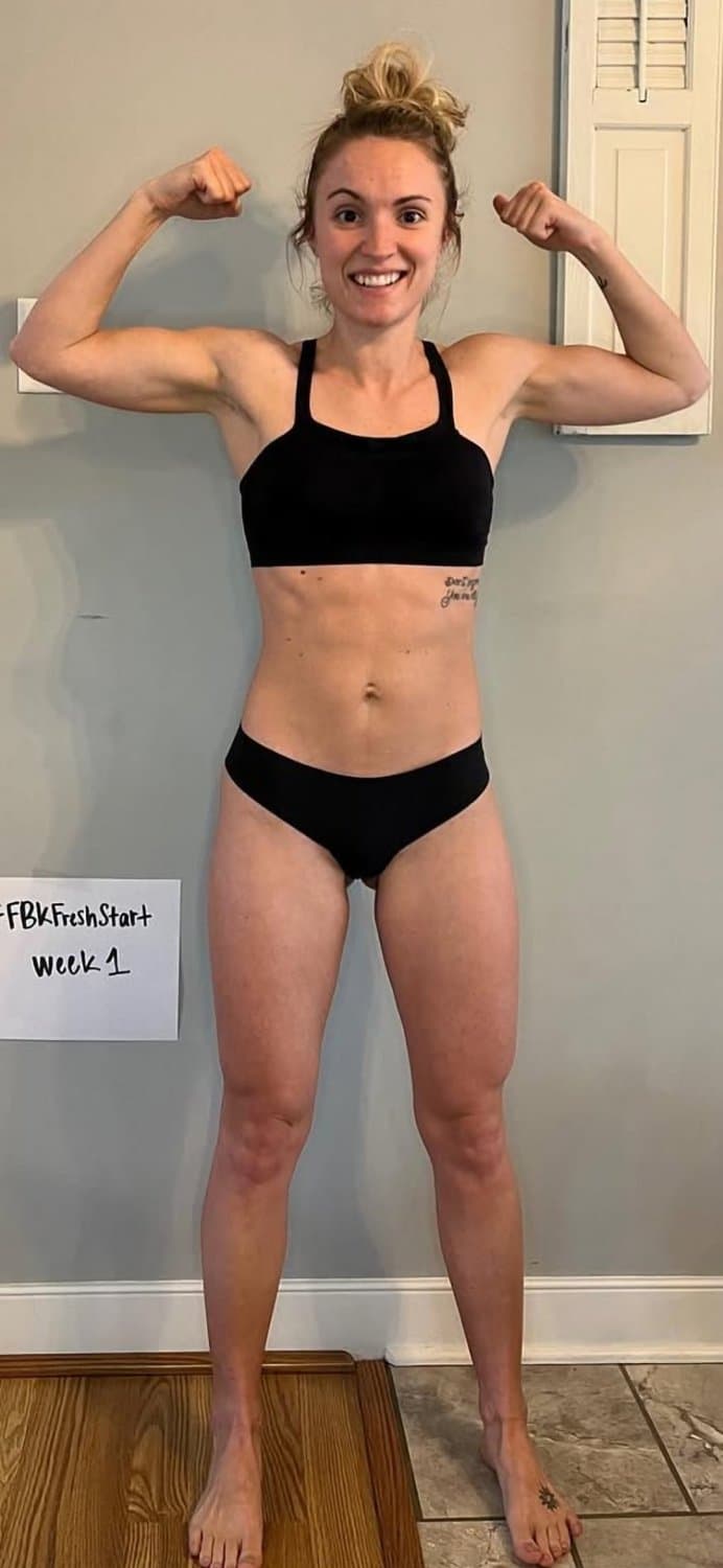 Click to view full size Gorgeous fit wife and mom. Tell me what you think of her.