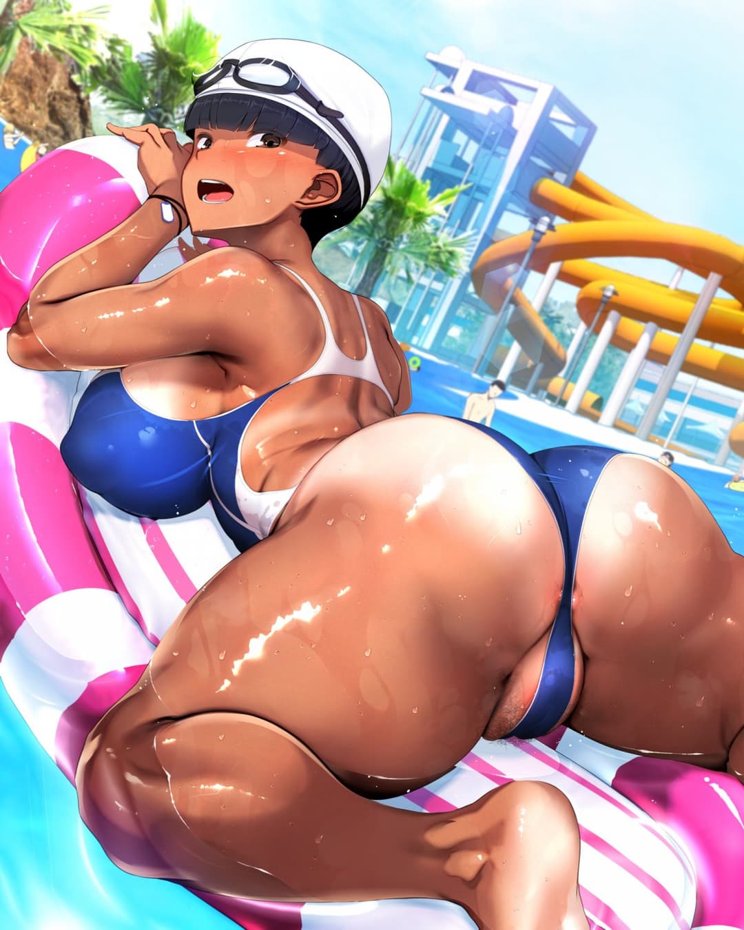 Click to view full size Short hair Japanese Girl 2 Hentai/Cartoon/Toon/AI/3D Dyke/stud/tomboy/lesbian/butch