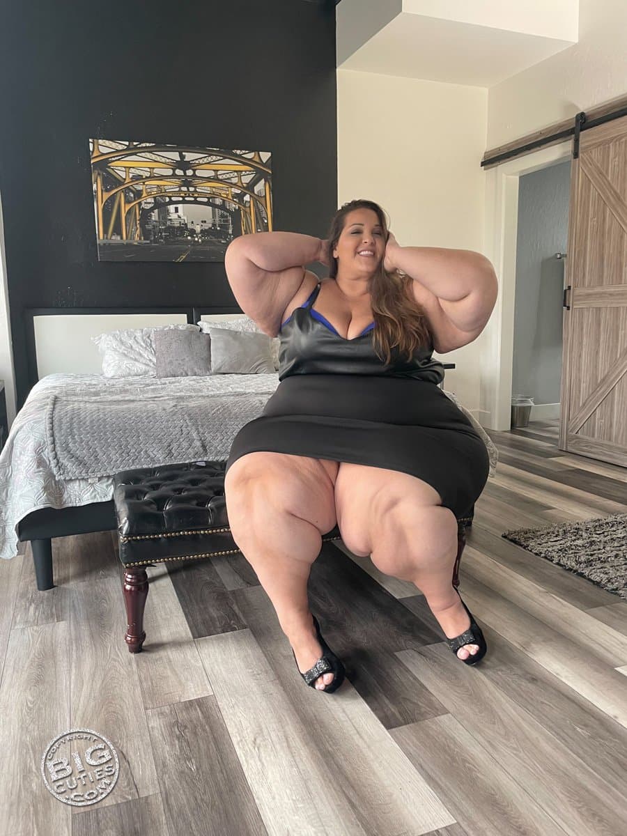 Click to view full size FAT SECRETARY- BOBERRY TIGHT BLACK SKIRT BLUE SEXY INTIMATES