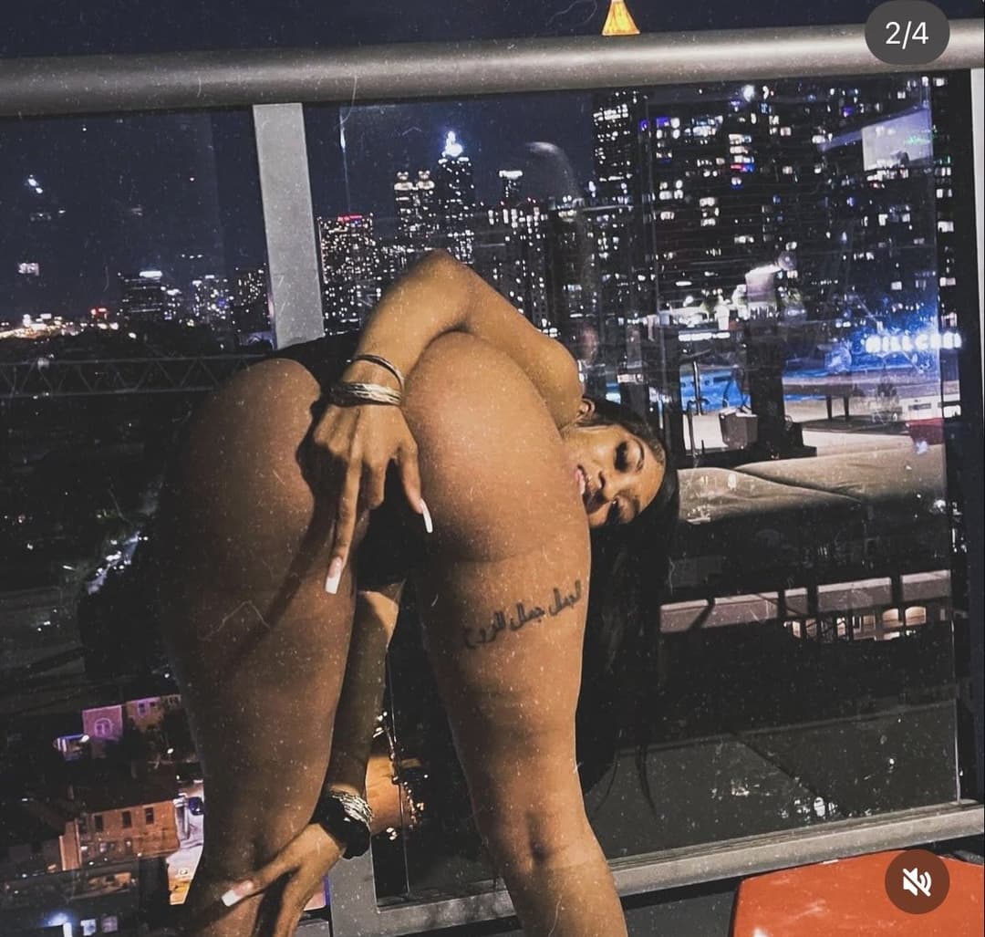 Thick ass 23 year old acting bad on her finsta